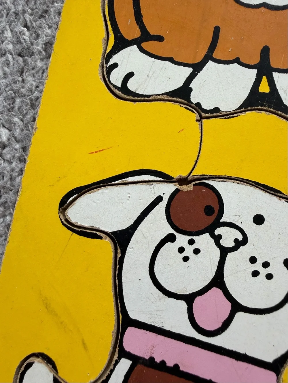 Vintage 1982 Playskool Wooden Puzzle - My Pets